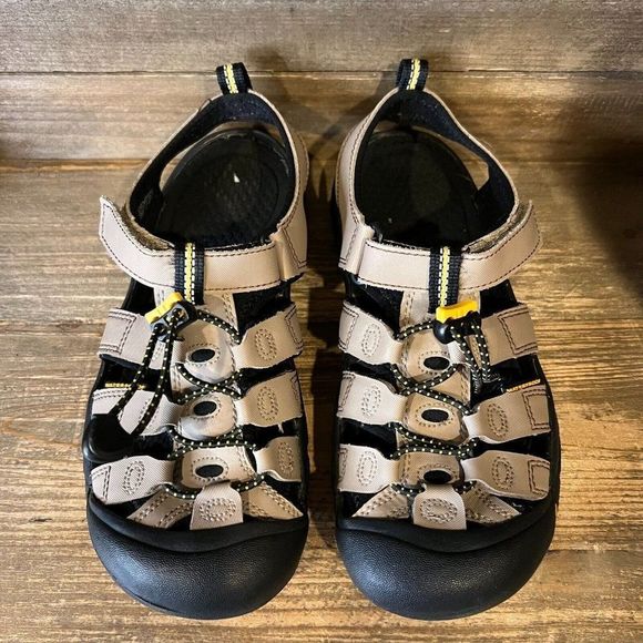 Kids Keen Newport H2 Beige Outdoor Hiking Comfort Water‎ Shoes Sandals Size 4 Y - Picture 3 of 6